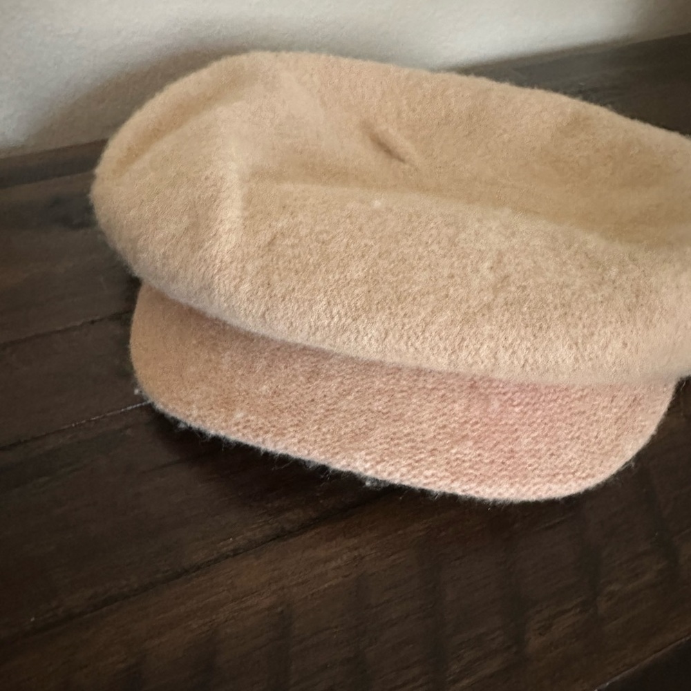 Free People Beige 100% Wool Hat